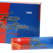 Humo afición de color azul y granate