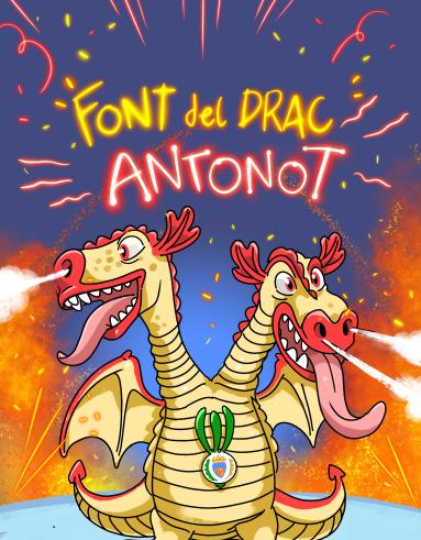 Font del Drac Antonot. Diseño de Ismael Ferrer (2024)